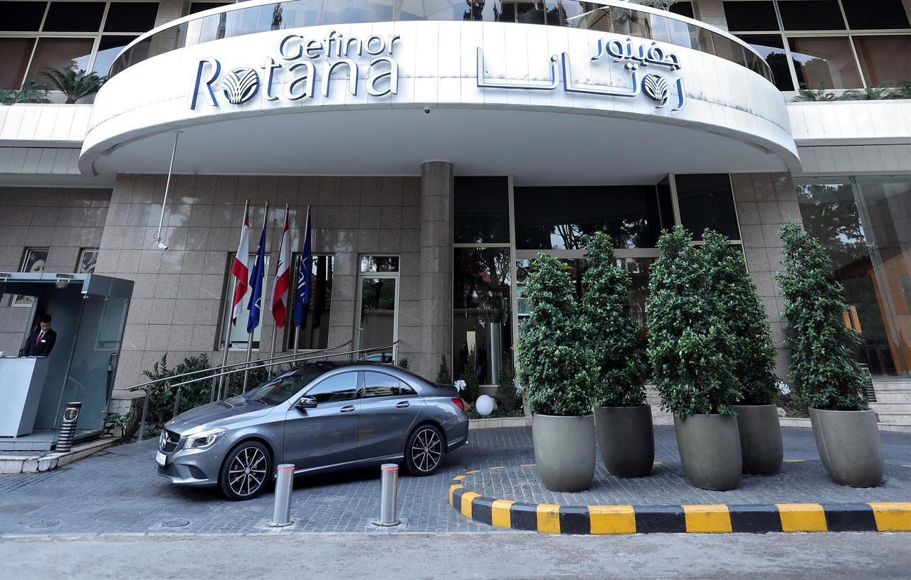 Gefinor Rotana – Beirut Beirute Exterior foto Entrance of the hotel